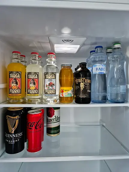 minibar nealko nápoje pripravené pre vás priamo v apartmáne